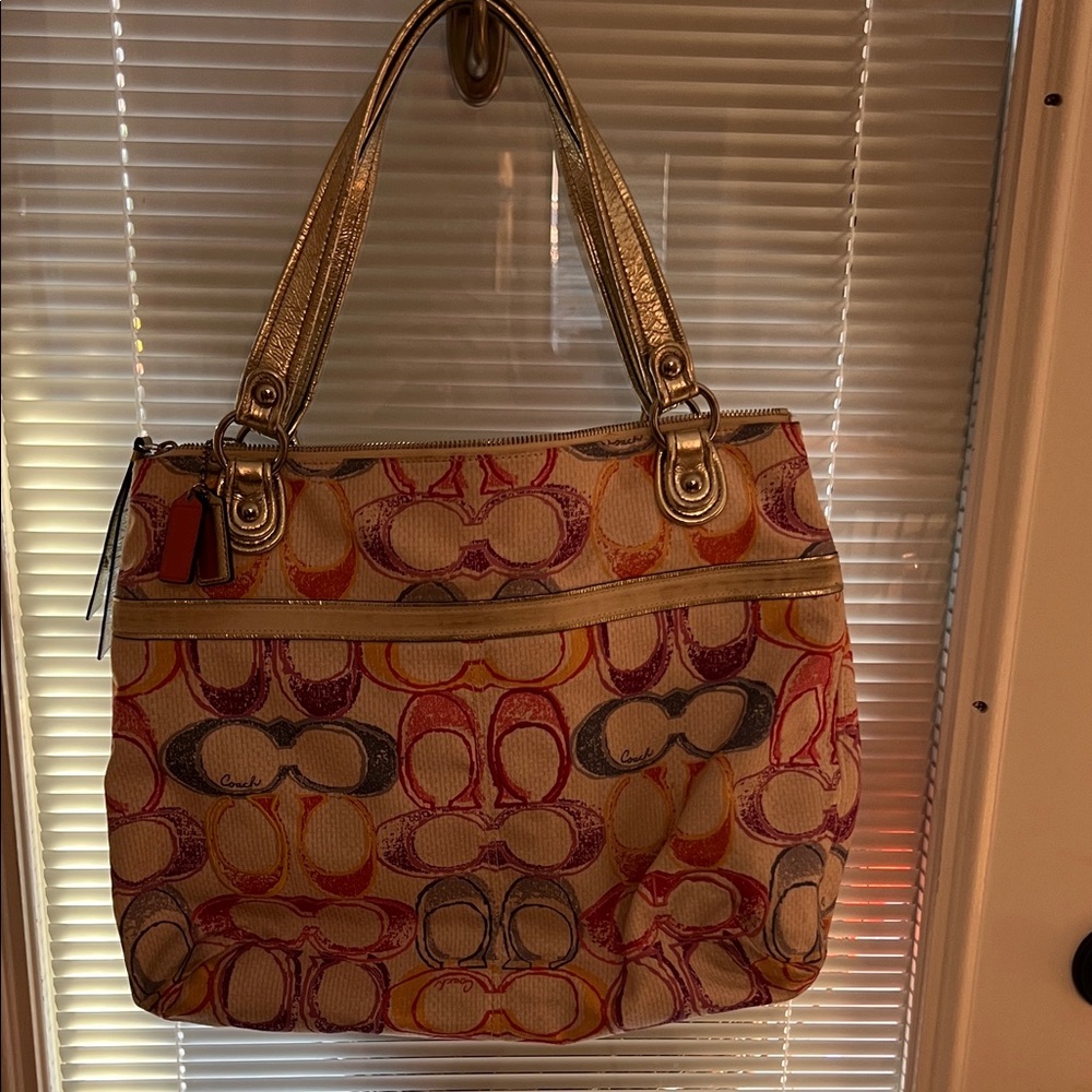 Coach Multicolor Signature Shoulder Bag - Picture 2 of 4
